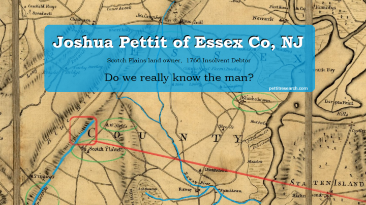Joshua Pettit of Essex Co, NJ