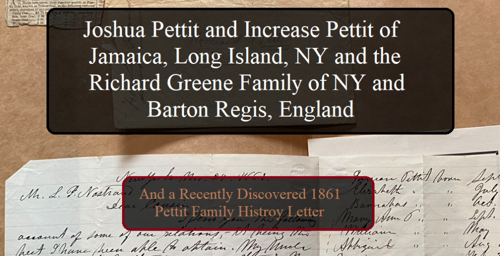 New York Pettit Family Archives