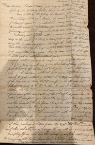 1839 Letter from George Pettit of Fabius NY to William Corbin in Logansport , IN