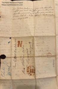 1839 Letter from George Pettit of Fabius NY to William Corbin in Logansport , IN